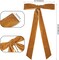 4 Pcs Velvet Christmas Bows 23.5 x 8.7 Inches Large Velvet Christmas Staircase Wreath Bows Rustic Crafts Velvet Bows for Christmas Indoor Outdoor Decoration